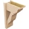 Ekena Millwork 8-in W x 16-in D x 24-in H Funston Trad Rough Cedar Woodgrain TimberThane Outlooker, Primed Tan OUTUR080X16X24FST04RCPR - alternate 2